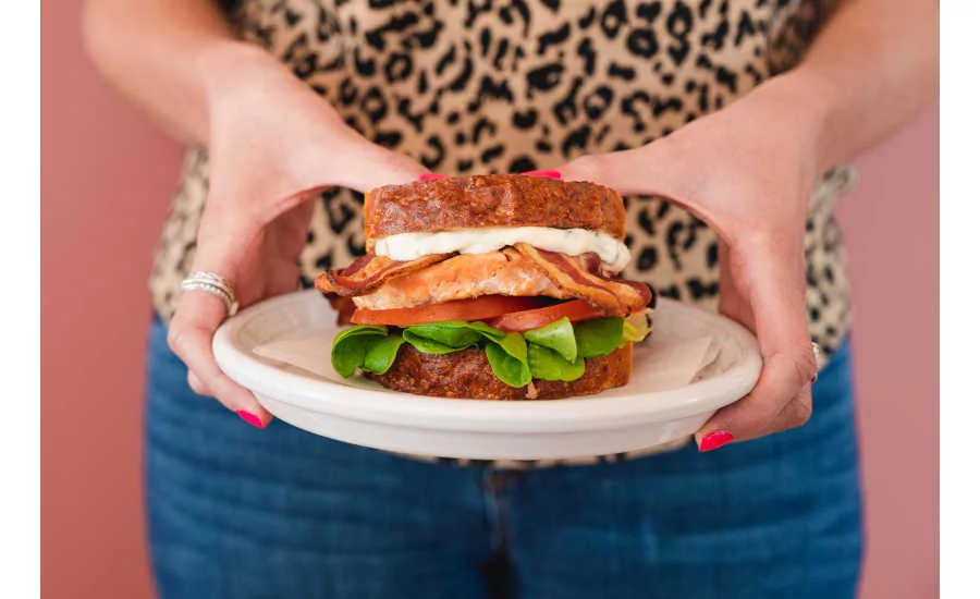 Bacon Salmon Burger Sourdough Blue Circle Foods