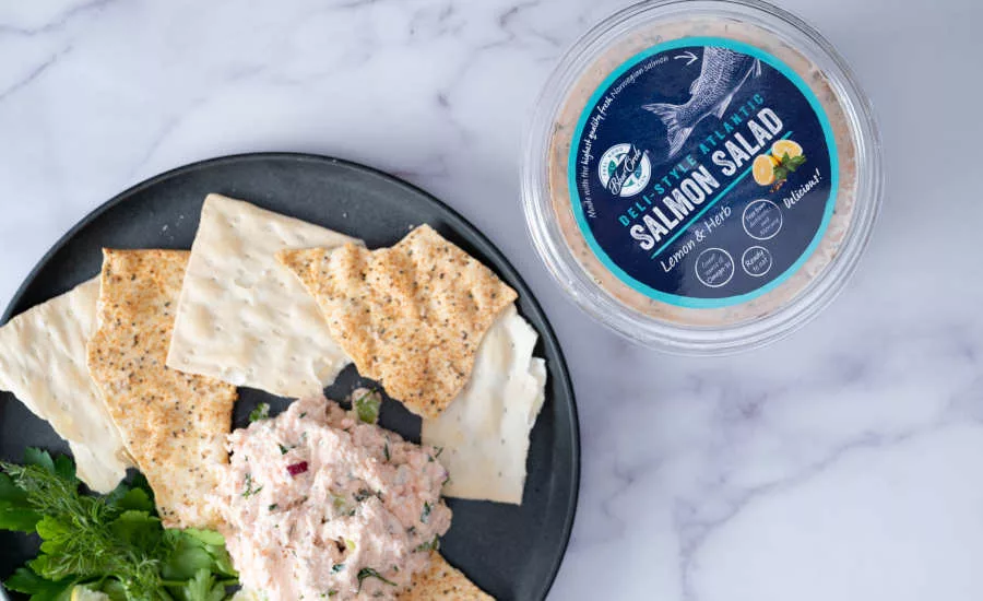 Salmon Salad Crackers Blue Circle Foods