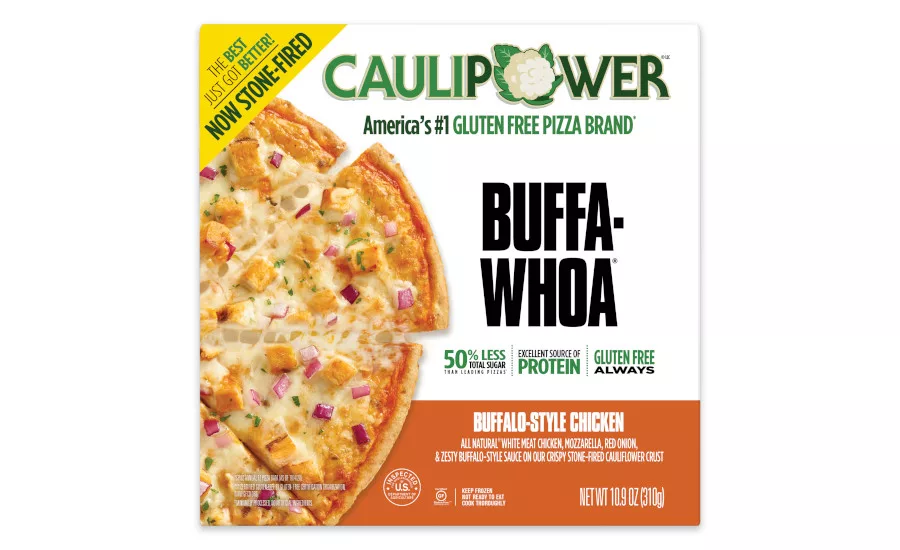 Buffalo Chicken Cauliflower Crust Stone Fired Pizza Caulipower