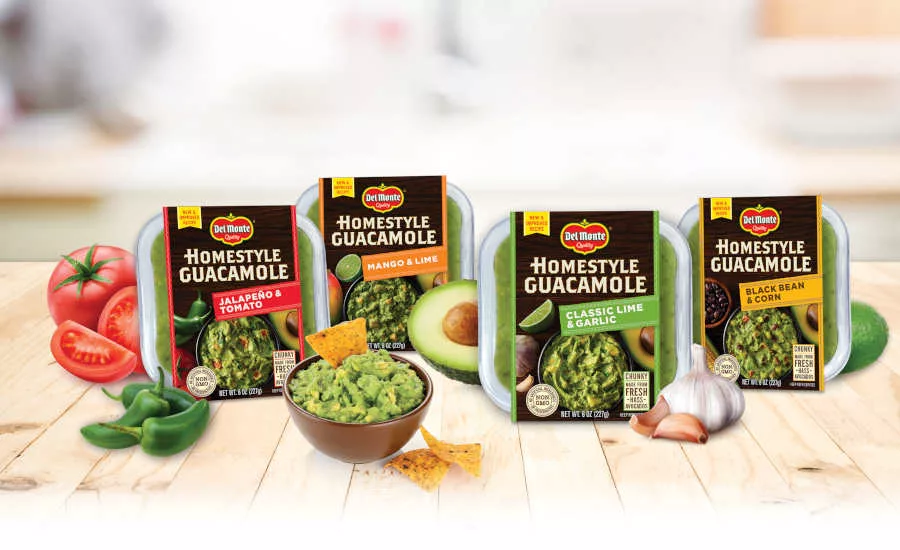 Fresh Guacamole Homestyle Del Monte Individual Packs