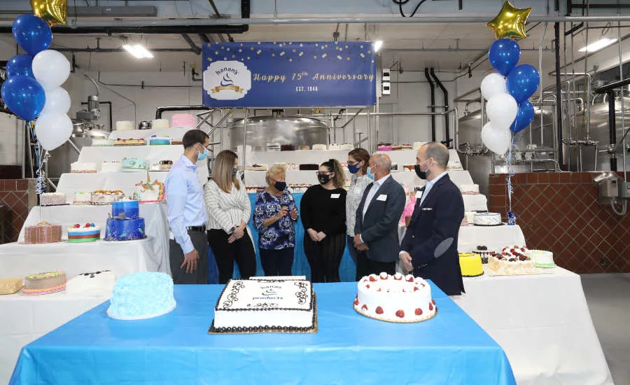 Hanan Whipped Topping 75 Anniversary Party Cake