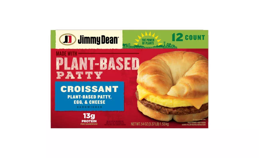Plant Based Egg Cheese Breakfast Croissant Frozen Jimmy Dean