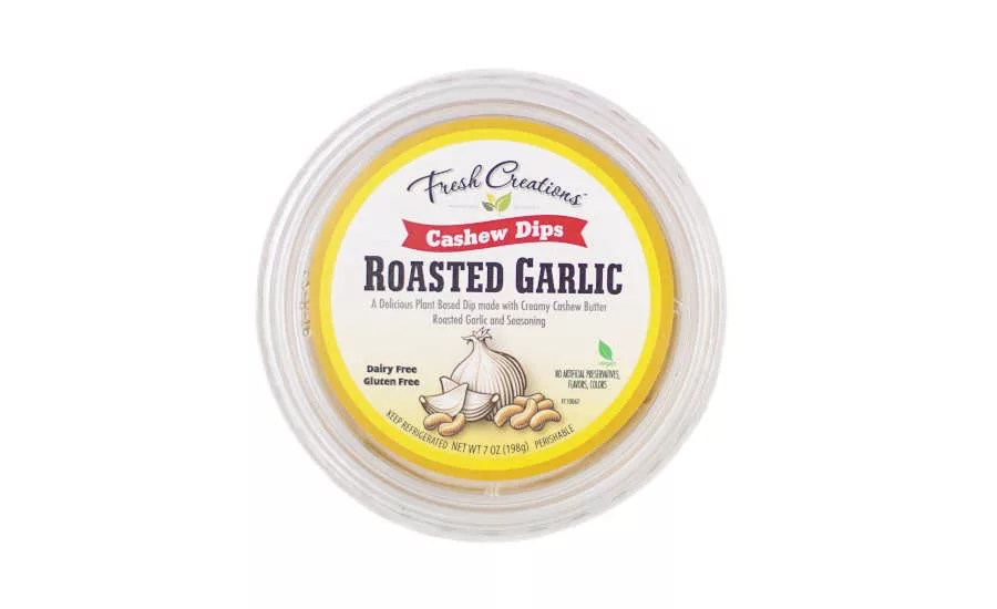 Vegan Cashew Dips Roasted Garlic Fresh Creations
