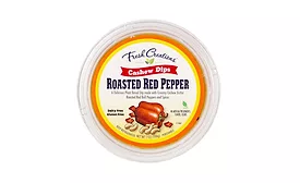 Vegan Cashew Dips Roasted Red Pepper Fresh Creations