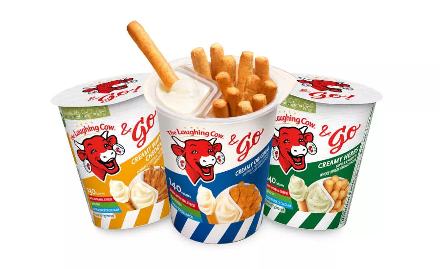 Portable Cheese Dip Breadsticks Snacks Laughing Cow