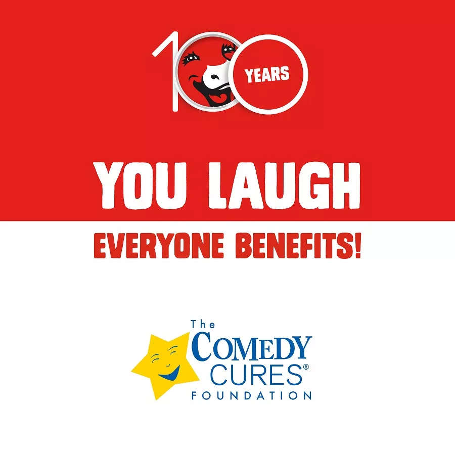 Laughing Cow Cheese 100th Anniversary Comedy Cures Charity Donation