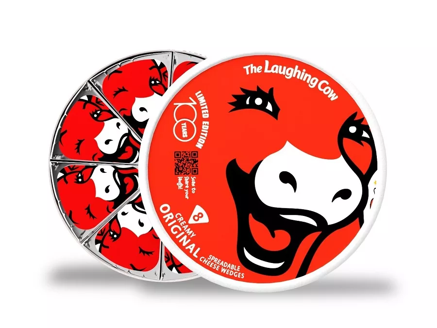 Laughing Cow Cheese 100th Anniversary Packaging