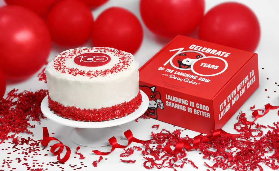 Red Velvet Cake Laughing Cow Cheese 100th Anniversary Daisy Cakes