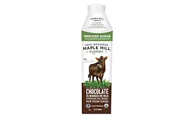 Reduced Sugar Grass Fed Organic Chocolate Milk Maple Hill Creamery