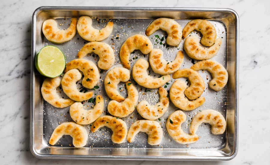 Plant-Based Baked Shrimp Vegan Seafood New Wave Foods Dot Foods Restaurants