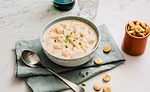 Plant-Based New England Shrimp Chowder Vegan Seafood New Wave Foods