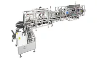 Ice Cream Bars Flow Wrapping End of Line Equipment