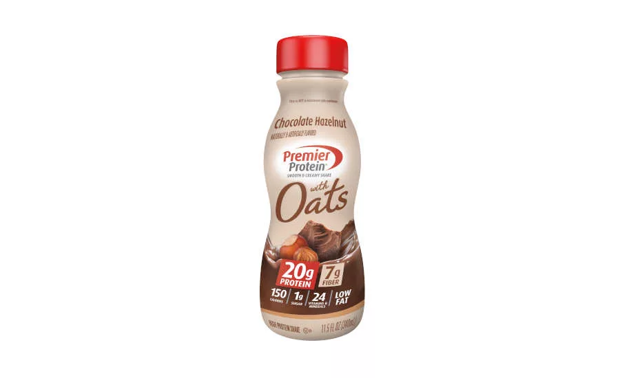 Functional Beverages Whole Grain Oats Premier Protein Chocolate Hazelnut Shake Bottle