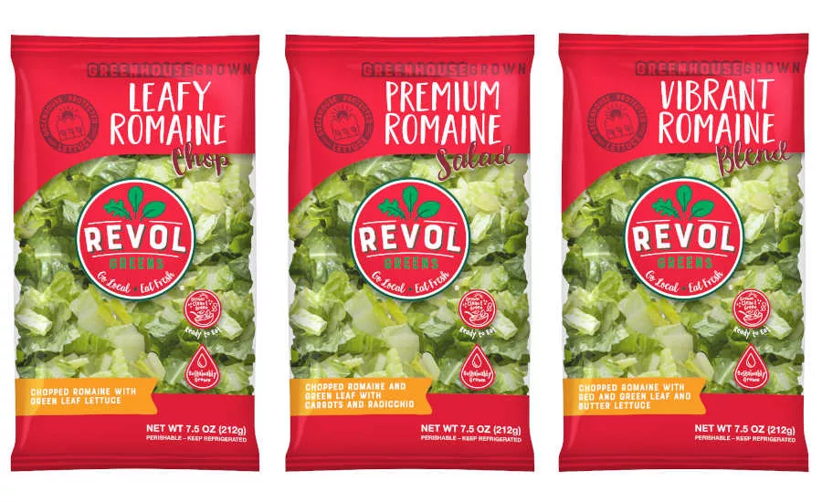 Greenhouse Lettuce Chopped Romaine Revol Greens