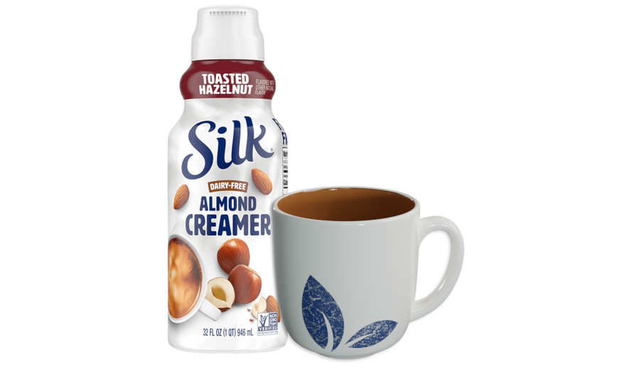 Silk Debuts Toasted Hazelnut Plant-Based Creamer Plus Branded Coffee Mugs, 2021-03-17
