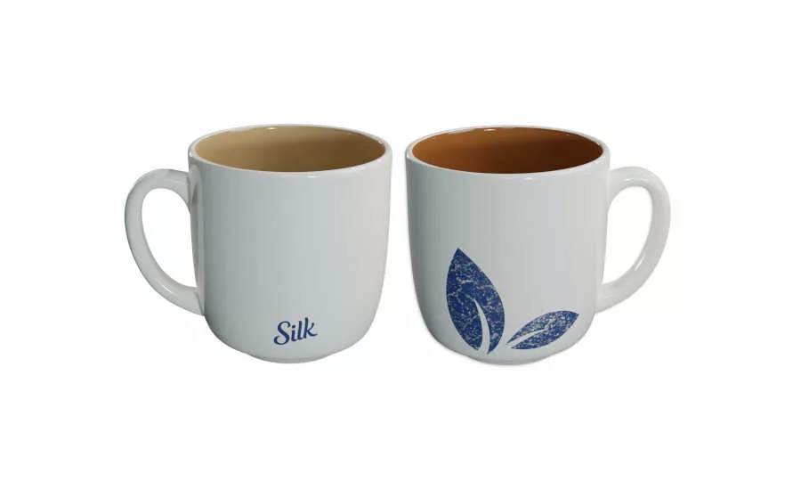 Plant Based Dairy Free Creamer Toasted Hazelnut Silk Two Mugs