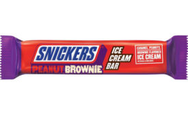 Snickers Ice Cream Peanut Brownie Bar