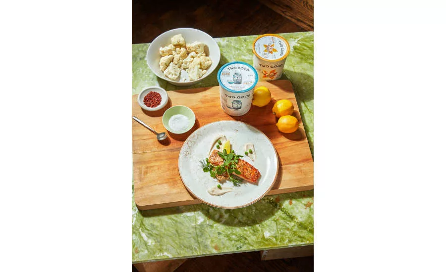 Chef Marcus Samuelsson Cauliflower Salmon Yogurt Food Waste Earth Week Full Harvest Two Good Danone