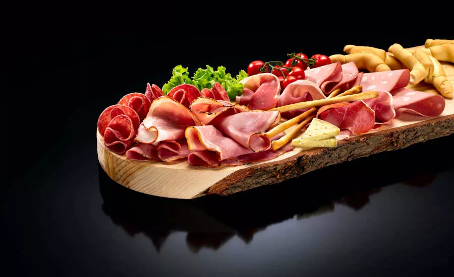 Charcuterie Board Italian Sliced Meat Veroni