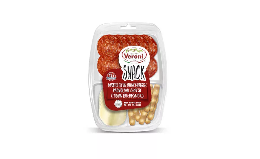 Italian Salami Provolone Calabrese Breadsticks Snack Pack Veroni