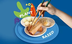 Plant Based Asian Appetizers Zouz Beyond Meat