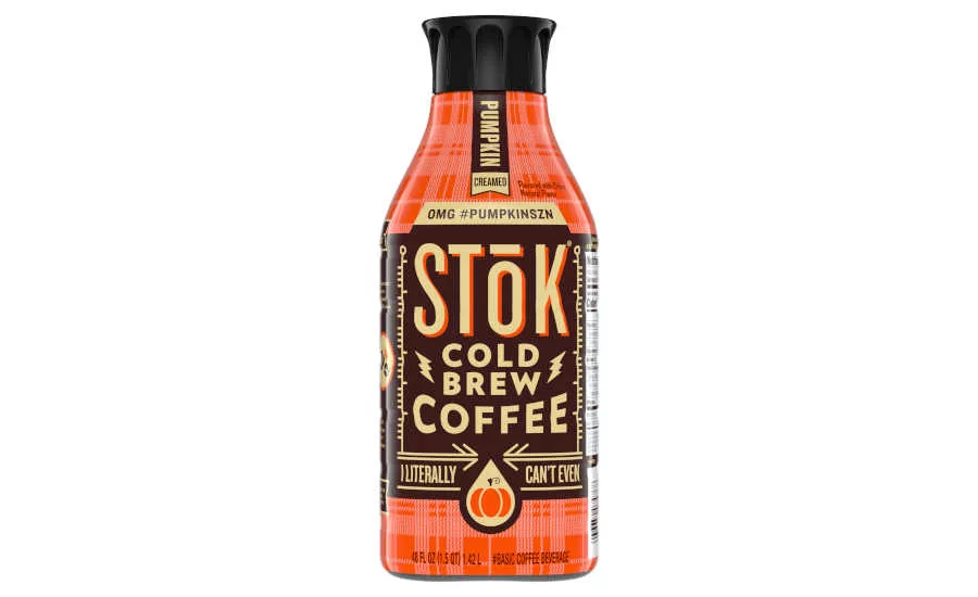 Seasonal Pumpkin Flavor Cold Brew Coffee Front Stok