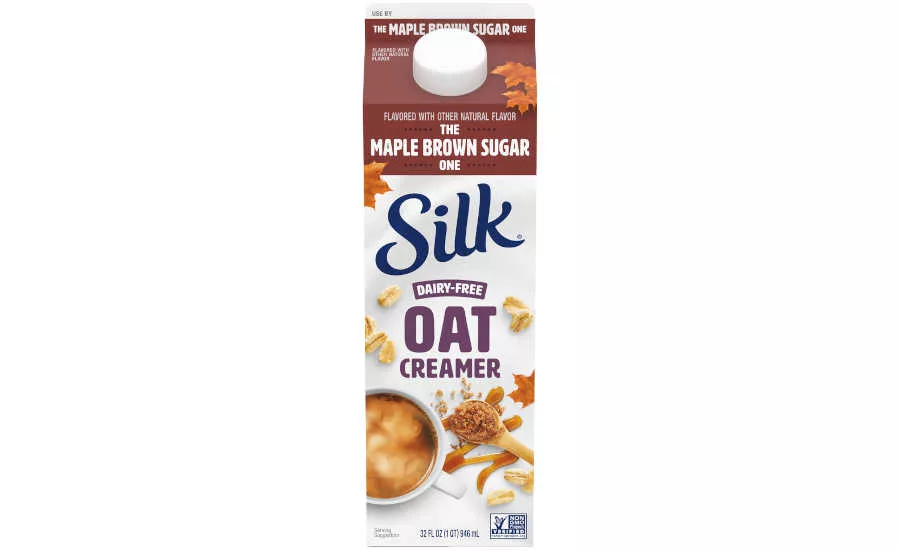 Seasonal Dairy Free Oatmilk Coffee Creamer Maple Brown Sugar Silk