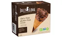 Dairy Free Gluten Free Ice Cream Caramel Chocolate Cone Jolly Llama Dairy Free Gluten Free Ice Cream Caramel Chocolate Cone Jolly Llama