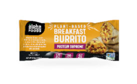 Plant Based Breakfast Burrito Protein Supreme Alpha Foods