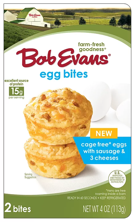 Omelet Muffins Sausage Cheese Bob Evans Package