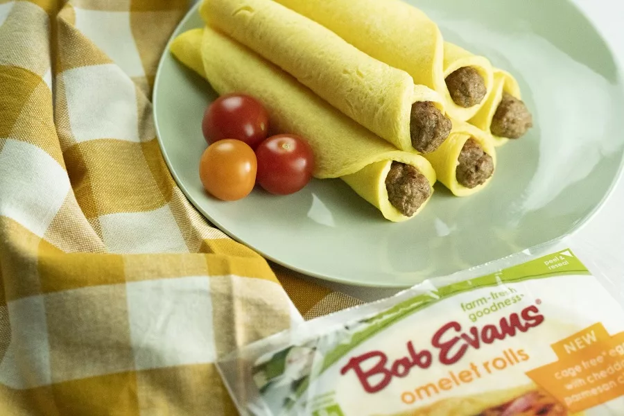 Keto Pigs in a Blanket Omelet Rolls Bob Evans Package