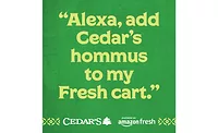 Amazon Fresh Hummus Mediterranean Foods Cedar's