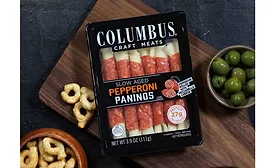 Pepperoni Mozzarella Roll Ups Panino Columbus Craft Meats Hormel