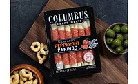 Pepperoni Mozzarella Roll Ups Panino Columbus Craft Meats Hormel