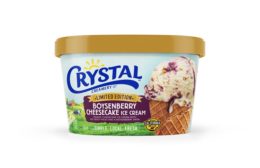 Boysenberry Cheesecake Ice Cream Limited Edition Crystal Creamery