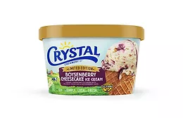 Boysenberry Cheesecake Ice Cream Limited Edition Crystal Creamery