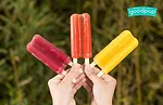 Organic Popsicles Sweet Cherry Concord Grape Valencia Orange GoodPop
