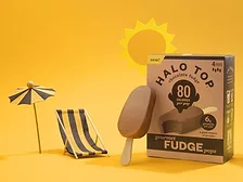 Halo Top Fudge Pops 80 Calories