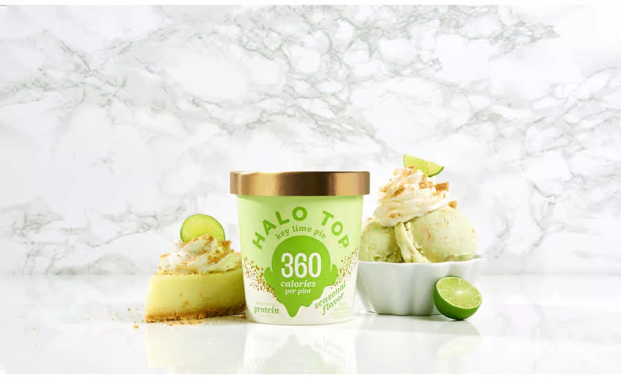 Frozen Key Lime Pie Ice Cream Limited Edition Halo Top