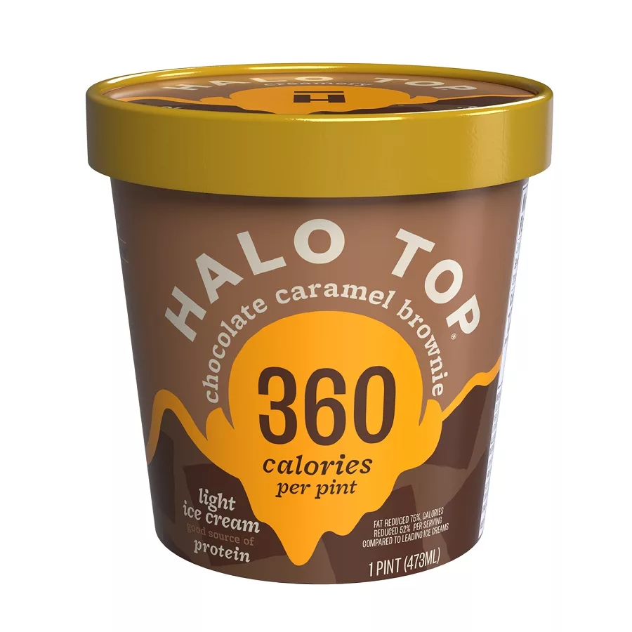 Halo Top Chocolate Caramel Brownie Ice Cream
