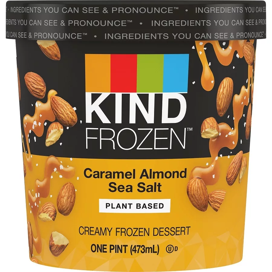 Plant Based Frozen Dessert Caramel Almond Sea Salt KIND