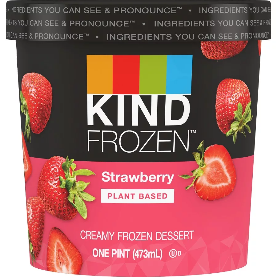 Plant Based Frozen Dessert Strawberry KIND
