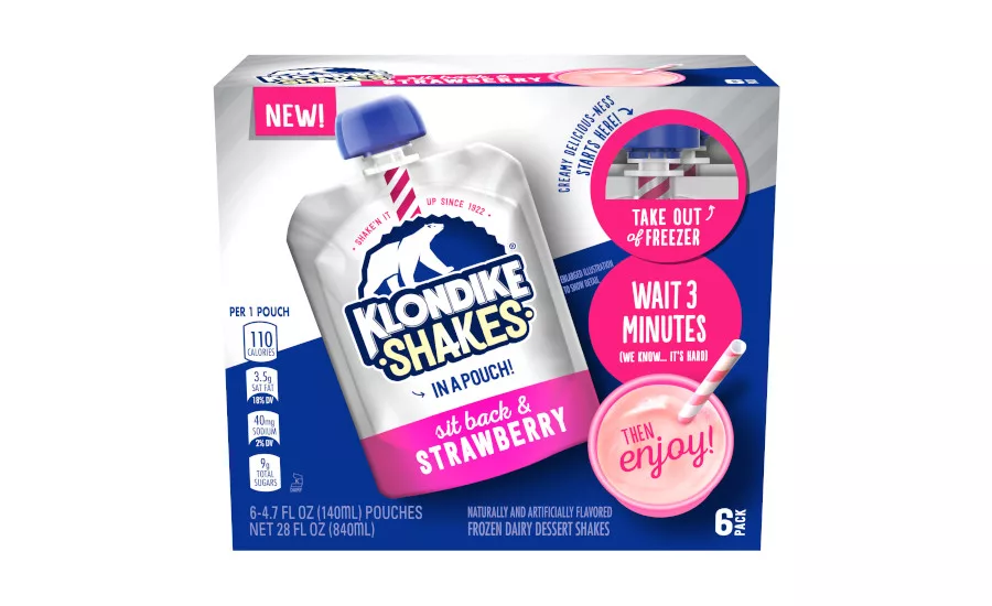Klondike Milkshakes Strawberry Six Pack Box