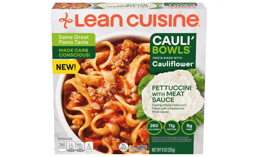 Cauliflower Fettuccini Meat Sauce Lean Cuisine