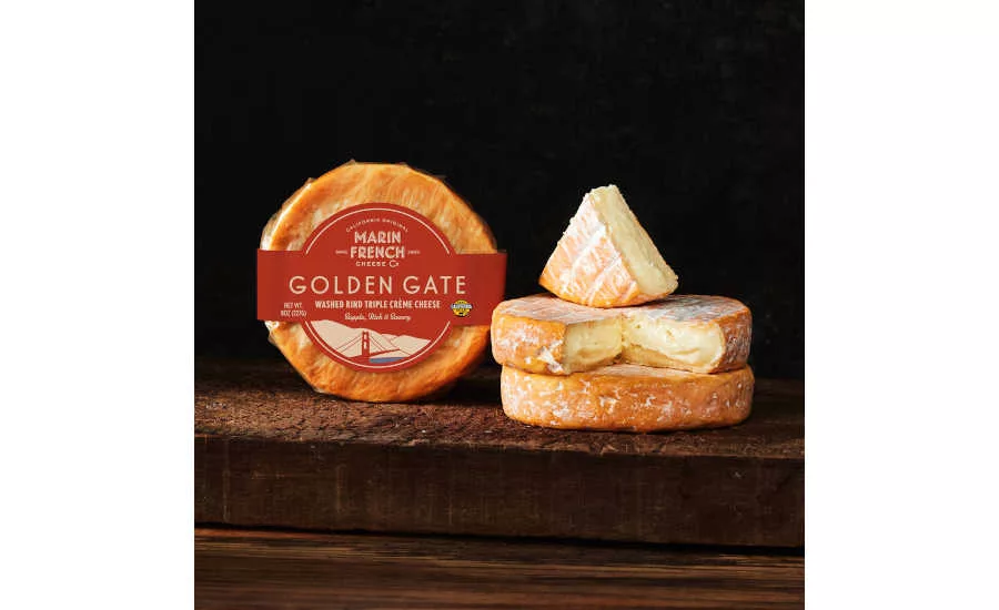 Marin County California Golden Gate French Cheese Washed Rind Triple Creme