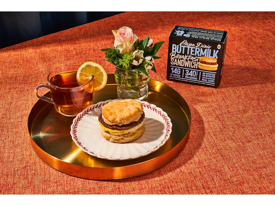Southern Buttermilk Biscuit Breakfast Sandwich Tea Mason Dixie