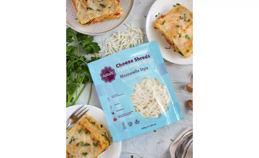 Vegan Mozzarella Shreds Nabati Foods