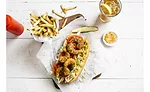 Plant Based Fried Shrimp Po Boy New Wave Foods