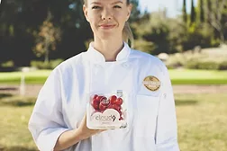 Chef Holding Cloud Nine Tomatoes