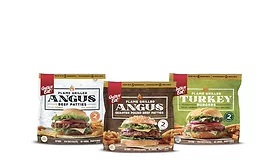Flame Grilled Burgers Angus Beef Turkey Patties Quick 'N Eat Walmart